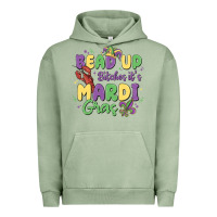 Pigment Oil Green bead up bitches it's mardi gras Urban Hoodie - MaliasSmallBusiness