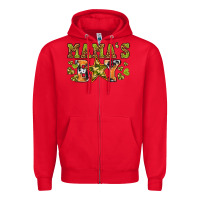 Red mamas boy Zipper Hoodie - texasbilliewilder