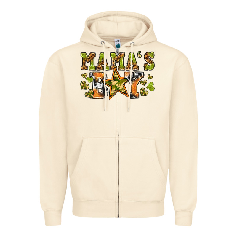Mamas Boy Zipper Hoodie by texasbilliewilder | Teevron