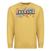Antique Gold daisy grandma Premium Sweatshirt - AdoDesignShop