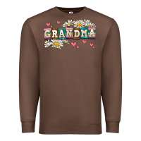 Chestnut daisy grandma Premium Sweatshirt - AdoDesignShop