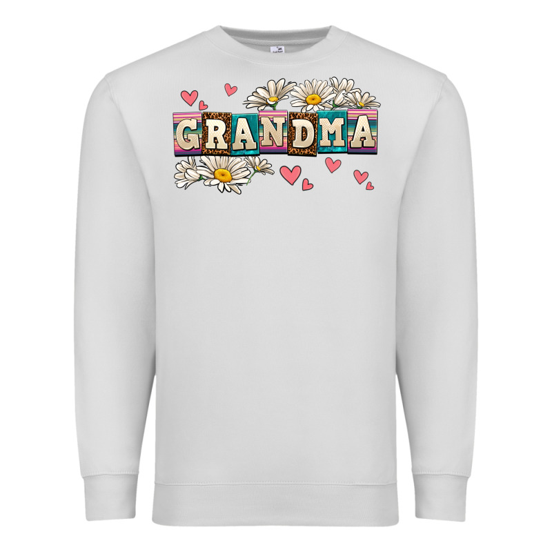 Daisy Grandma Premium Sweatshirt by AdoDesignShop | Teevron