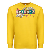 Lemon daisy grandma Premium Sweatshirt - AdoDesignShop
