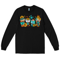 Black cross coffee cups Long Sleeve Tee - texasbilliewilder