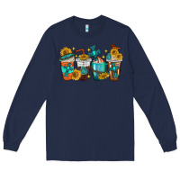 Navy cross coffee cups Long Sleeve Tee - texasbilliewilder