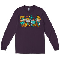 Plum cross coffee cups Long Sleeve Tee - texasbilliewilder
