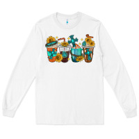 White cross coffee cups Long Sleeve Tee - texasbilliewilder