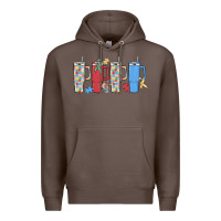 Coffee autism Premium Hoodie - MaliasSmallBusiness