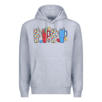 Heather Grey autism Premium Hoodie - MaliasSmallBusiness