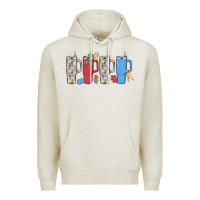 Oatmeal Heather autism Premium Hoodie - MaliasSmallBusiness
