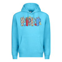 Ocean Blue autism Premium Hoodie - MaliasSmallBusiness