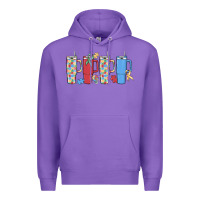 Purple autism Premium Hoodie - MaliasSmallBusiness