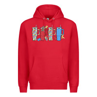 Red autism Premium Hoodie - MaliasSmallBusiness