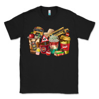 Black school bus driver coffee cups Classic Tee - texasbilliewilder