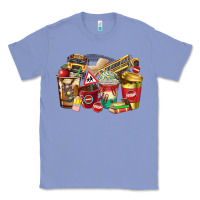 Colony Blue school bus driver coffee cups Classic Tee - texasbilliewilder