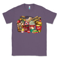 Lavender school bus driver coffee cups Classic Tee - texasbilliewilder