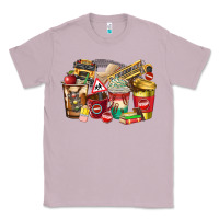 Lilac school bus driver coffee cups Classic Tee - texasbilliewilder