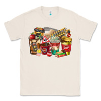 Natural school bus driver coffee cups Classic Tee - texasbilliewilder