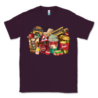 Plum school bus driver coffee cups Classic Tee - texasbilliewilder