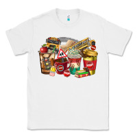 White school bus driver coffee cups Classic Tee - texasbilliewilder