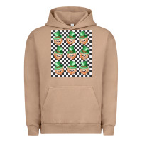 Pigment Burro boujee checker board leprechaun Urban Hoodie - MaliasSmallBusiness