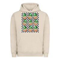 Pigment French Oak boujee checker board leprechaun Urban Hoodie - MaliasSmallBusiness