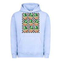 Pigment Grape Ice boujee checker board leprechaun Urban Hoodie - MaliasSmallBusiness