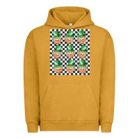 Pigment Peanut Butter boujee checker board leprechaun Urban Hoodie - MaliasSmallBusiness