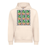 Sandshell boujee checker board leprechaun Urban Hoodie - MaliasSmallBusiness