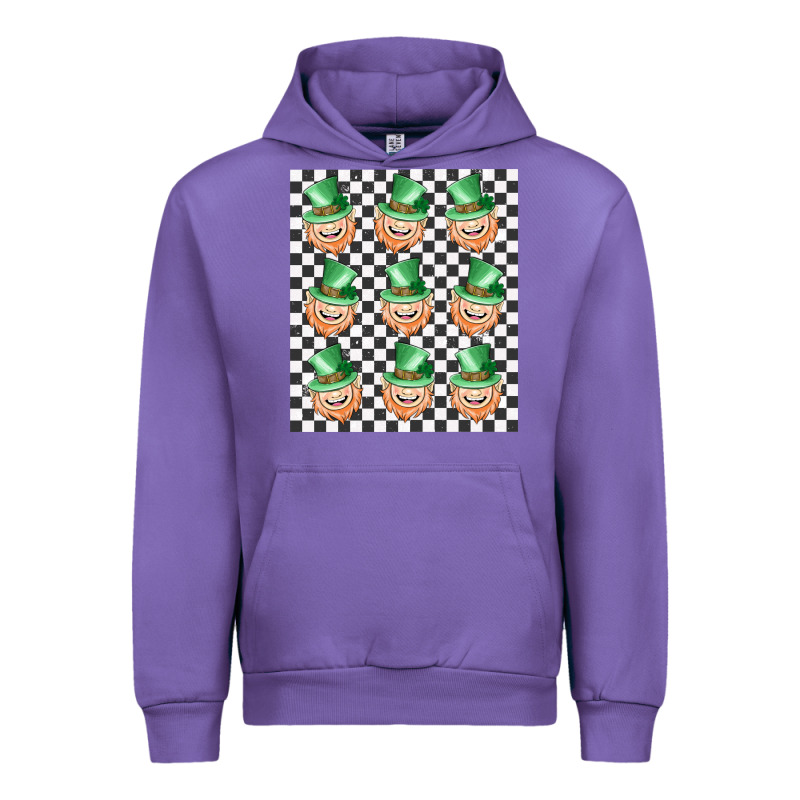 Boujee Checker Board Leprechaun Urban Hoodie by MaliasSmallBusiness | Teevron