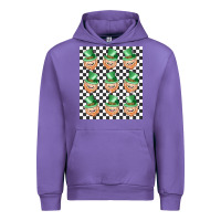 Tulip boujee checker board leprechaun Urban Hoodie - MaliasSmallBusiness