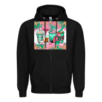 Black certified nursing assistant coffee cups Zipper Hoodie - Zillion Design Studio