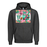 Charcoal Heather certified nursing assistant coffee cups Zipper Hoodie - Zillion Design Studio