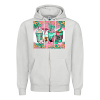 Dove Grey certified nursing assistant coffee cups Zipper Hoodie - Zillion Design Studio
