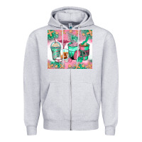 Heather Grey certified nursing assistant coffee cups Zipper Hoodie - Zillion Design Studio