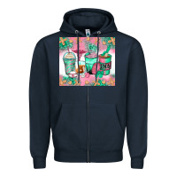 Navy certified nursing assistant coffee cups Zipper Hoodie - Zillion Design Studio