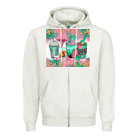 Oatmeal Heather certified nursing assistant coffee cups Zipper Hoodie - Zillion Design Studio