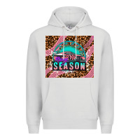 Dove Grey pink racing car Premium Hoodie - AdoDesignShop