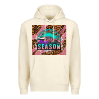 Sandshell pink racing car Premium Hoodie - AdoDesignShop