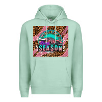 Seafoam pink racing car Premium Hoodie - AdoDesignShop