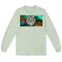 Matcha white tiger forest license plate Long Sleeve Tee - RanaPortraitStore