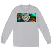 Moon Dust white tiger forest license plate Long Sleeve Tee - RanaPortraitStore