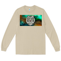 Mushroom white tiger forest license plate Long Sleeve Tee - RanaPortraitStore