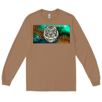 Toasted Coconut white tiger forest license plate Long Sleeve Tee - RanaPortraitStore