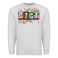 Dove Grey daisy gıgı Premium Sweatshirt - AdoDesignShop