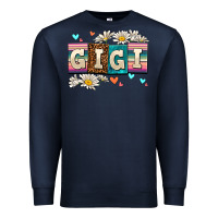 Navy daisy gıgı Premium Sweatshirt - AdoDesignShop