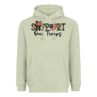 Matcha support our troops Heavyweight Hoodie - CowhideDigitalArt