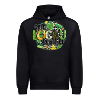Black one lucky teacher Urban Hoodie - MaliasSmallBusiness