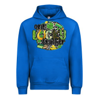 Cobalt one lucky teacher Urban Hoodie - MaliasSmallBusiness