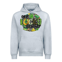 Heather Grey one lucky teacher Urban Hoodie - MaliasSmallBusiness